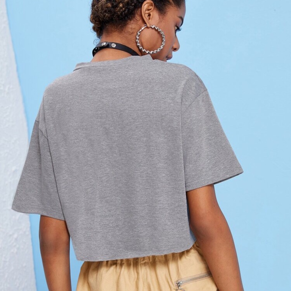 5/$50 Arizona Boxy Crop Tee - Picture 2 of 2